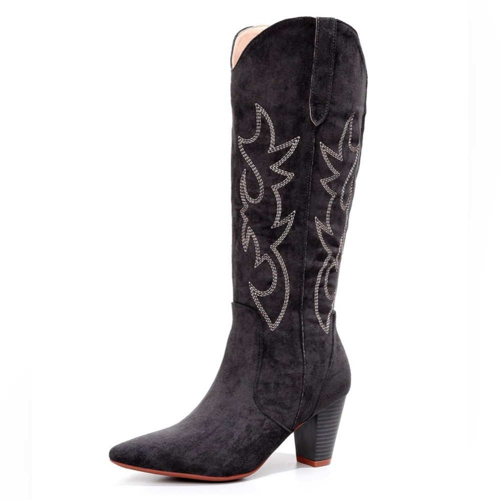NWT VenusCelia Women’s Knee‎ High Stretchy Fashion Boots – Size 7.5